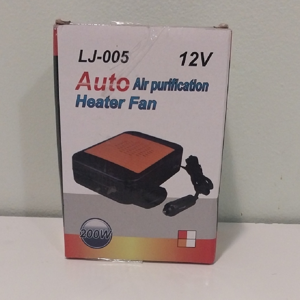 Auto Air Purification Heater Fan 12V